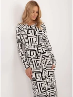 Sukienka LK SK model 20572072 biało czarny - FPrice