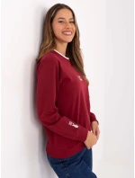 Bluza RV BL model 21319837 bordowy - FPrice Bluza RV BL model 21319837 bordowy - FPrice