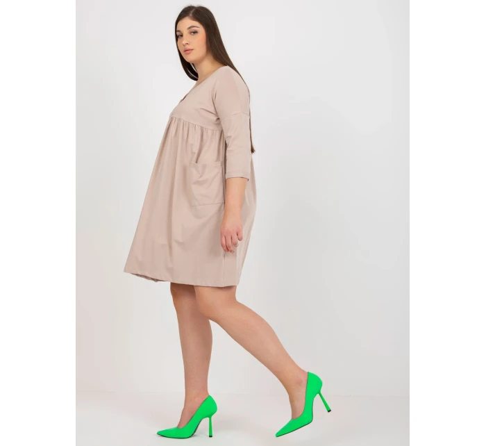 RV šaty SK 8529.37P béžová