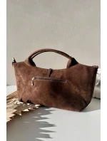 Torebka Z Eko Zamszu Czekoladowa Ivonira