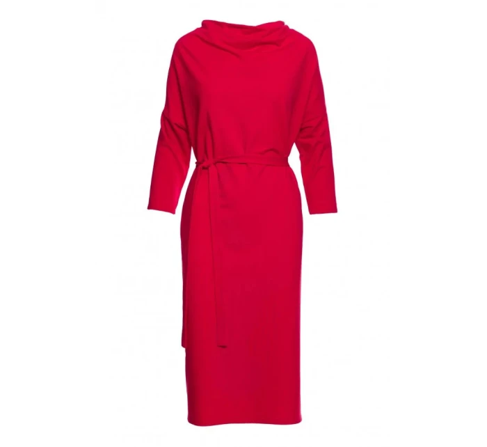 Pletené šaty model 21921119 červené - STYLOVE