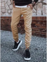 Pánské tepláky jogger béžové Dstreet UX3301 Pánské tepláky jogger béžové Dstreet UX3301