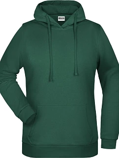 JN 795 Dámská mikina s kapucí model 22430427 dark green - Daiber