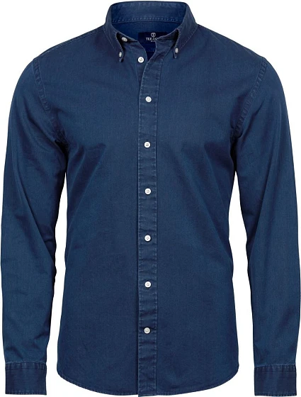 Tee Jays TJ 4002 Denim keprová košile s dlouhým rukávem 18.4002 indigo blue Tee Jays TJ 4002 Denim keprová košile s dlouhým rukávem 18.4002 indigo blue