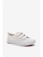 Nízké Tenisky Na Suchý Zip Bílé model 21684221 - Boto Nízké Tenisky Na Suchý Zip Bílé model 21684221 - Boto