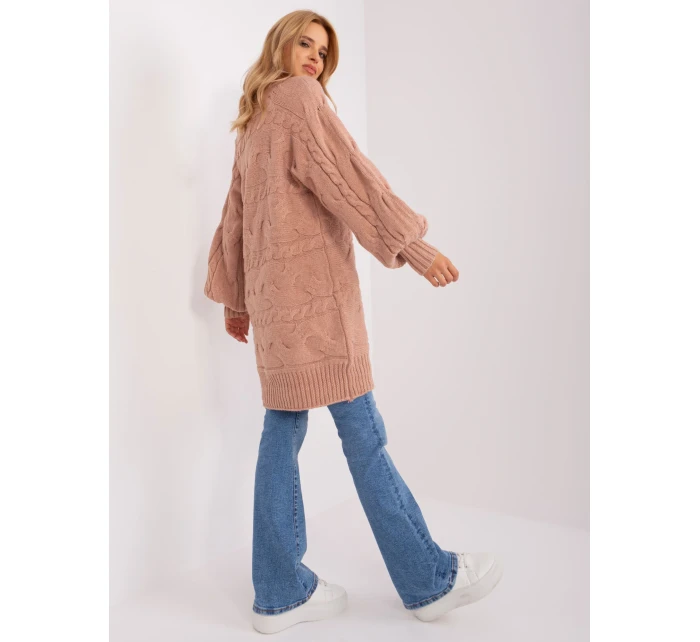 Sweter AT SW model 18900672 ciemny różowy - FPrice