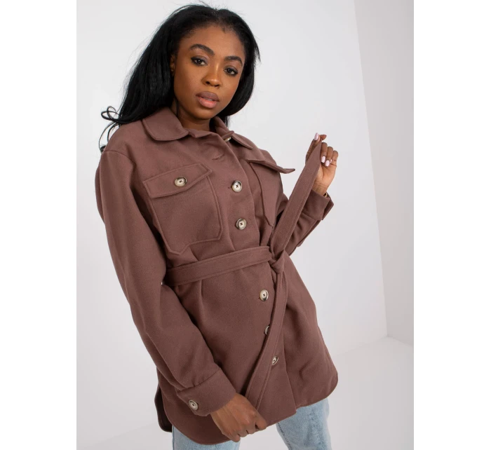 Dámská košile-LK-KS-508481.88-hnědá