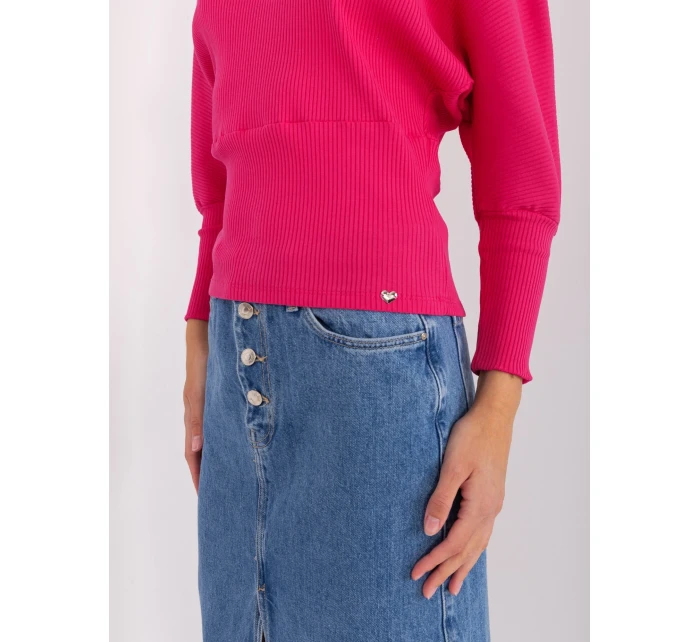 Bluzka RV BZ model 19011782 fuksjowy - FPrice Bluzka RV BZ model 19011782 fuksjowy - FPrice