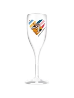 Personalizovaná nerozbitná prosecco sklenice s výřezem fotky na podkladu Personalizovaná nerozbitná prosecco sklenice s výřezem fotky na podkladu