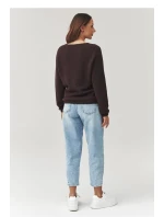 Svetr na zapínání  model 223259 Makadamia