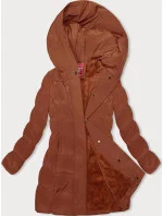 Zimní bunda v barvě s kapucí model 21246073 - LHD