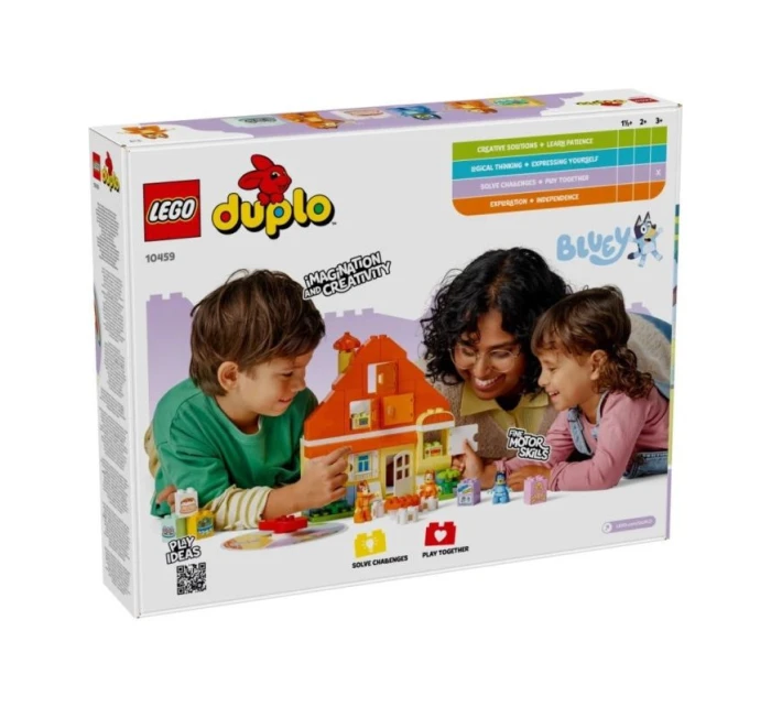 LEGO DUPLO Bluey 10459 Modrý rodinný dům s paměťovou hrou