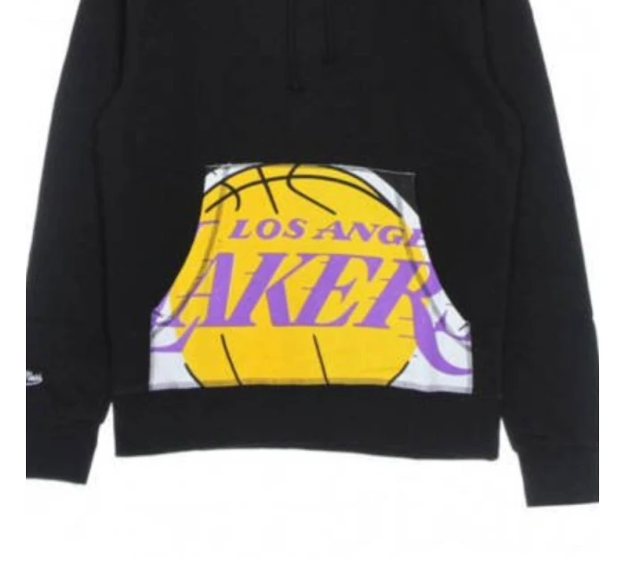 Mitchell & Ness NBA Cropped Logo Los Angeles Lakers mikina s kapucí černá Mitchell & Ness NBA Cropped Logo Los Angeles Lakers mikina s kapucí černá