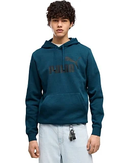 Pánská mikina Puma ESS No.1 Logo Hoodie FL, tyrkysová, 682571, velikost 36