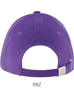 SOL'S Long Beach 5 panelová sandwich kšiltovka 25.0594 dark purple SOL'S Long Beach 5 panelová sandwich kšiltovka 25.0594 dark purple