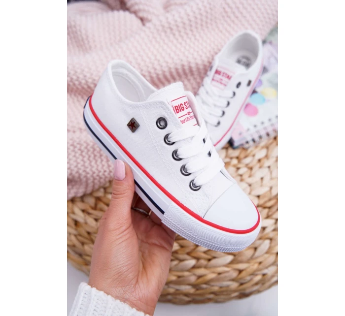 Dětské Tenisky Big Star FF374200 Bilé Dětské Tenisky Big Star FF374200 Bilé