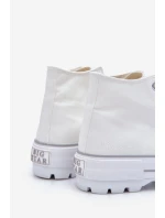 Látkové tenisky na platformě Big Star Bílá model 21610375 - Big Star Shoes
