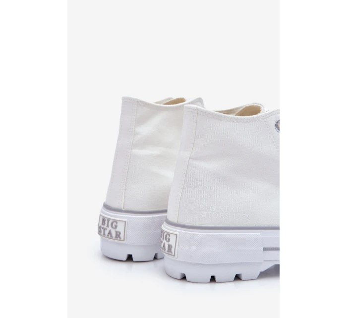 Látkové tenisky na platformě Big Star Bílá model 21610375 - Big Star Shoes
