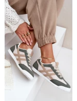 Nízké Tenisky Dámské Béžovo-Zelené Eezore Nízké Tenisky Dámské Béžovo-Zelené Eezore