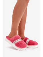 pantofle s ozdobným páskem růžové model 21681799 - Boto pantofle s ozdobným páskem růžové model 21681799 - Boto