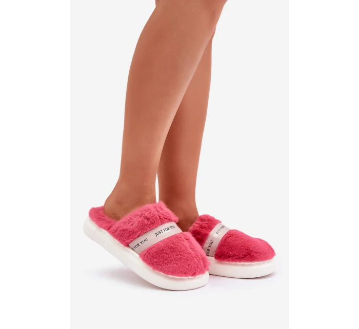 pantofle s ozdobným páskem růžové model 21681799 - Boto pantofle s ozdobným páskem růžové model 21681799 - Boto