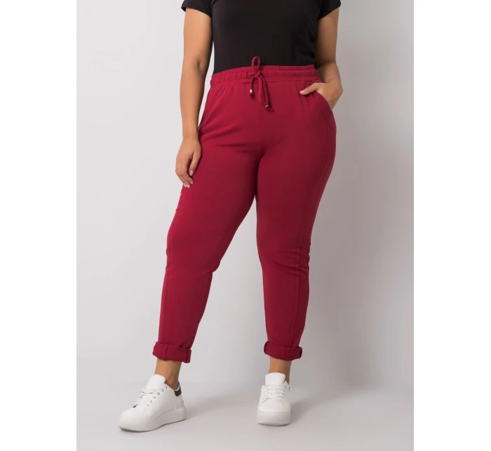 Tepláky RV DR 6300.19 bordó