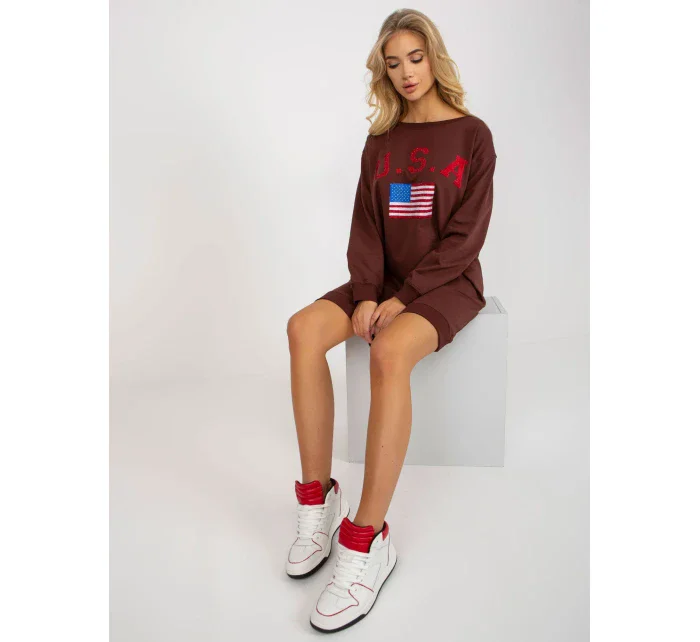 Mikina VI BL model 17926420 tmavě hnědá - FPrice