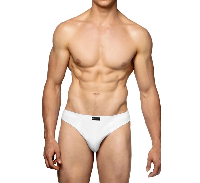 Pánské slipy 3 pack 322 white - Atlantic