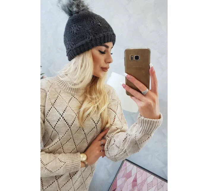 Víčko model 18745658 grafit - K-Fashion Víčko model 18745658 grafit - K-Fashion