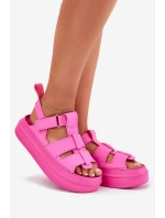 Dámské Sandály Na Platformě Fuchsie Nitavelia Dámské Sandály Na Platformě Fuchsie Nitavelia