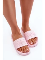 Lehké Dámské Pantofle Big Star OO274036 Růžové