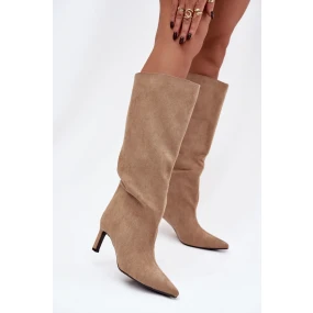 Kozačky na podpatku model 221529 Step in style Kozačky na podpatku model 221529 Step in style