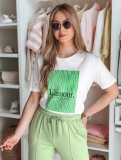 Dámské tričko LAMOUR bílé Dstreet RY2586