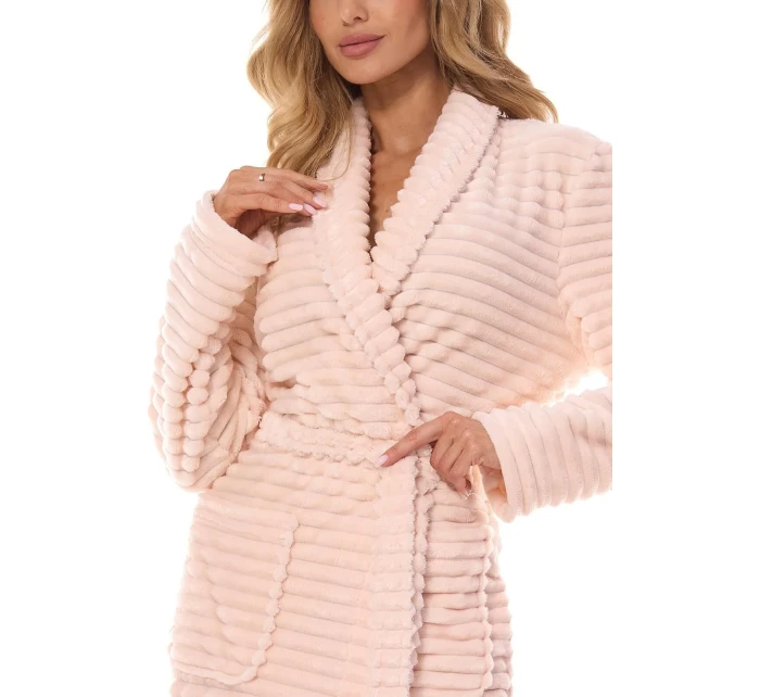 Dámský župan L&L 2415 Ritta dlouhý 3XL Dámský župan L&L 2415 Ritta dlouhý 3XL