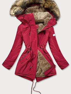 PARKA DAMSKA Z  CZERWONA model 21243414 - LHD