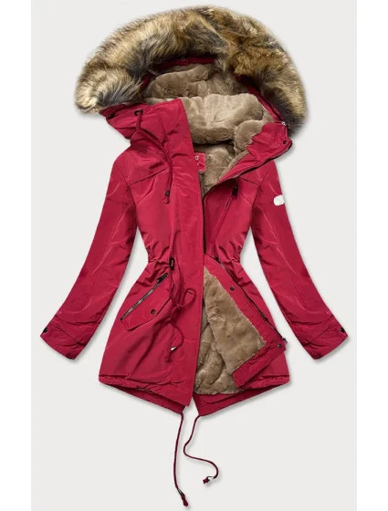 PARKA DAMSKA Z  CZERWONA model 21243414 - LHD