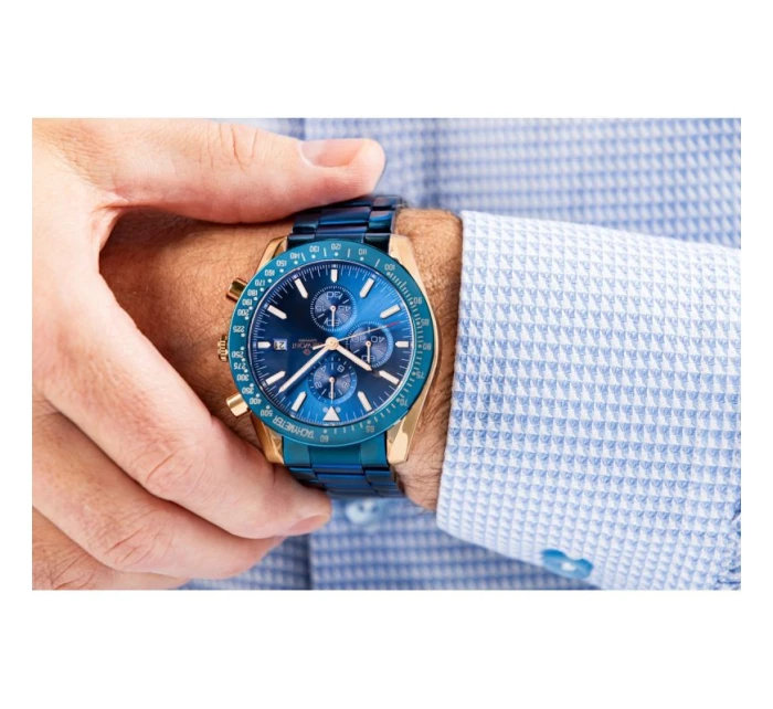 Pánské hodinky Giewont Chronograph Sapphire Blue Copper GW8720-B5