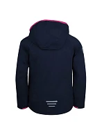Trollkids Dívčí elastická bunda Kvalvika navy/magenta (329-114)