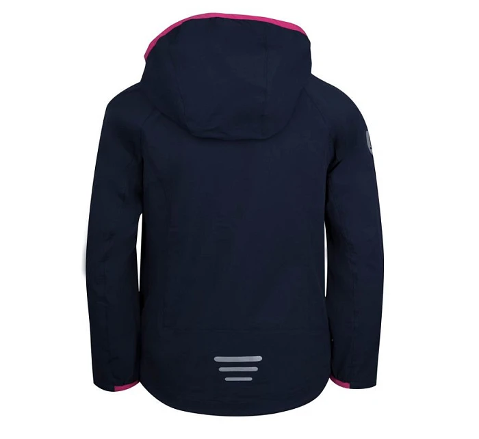 Trollkids Dívčí elastická bunda Kvalvika navy/magenta (329-114)
