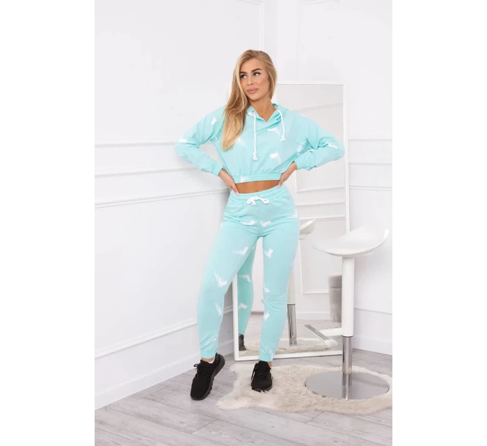 Sada s potiskem pistole mint Sada s potiskem pistole mint