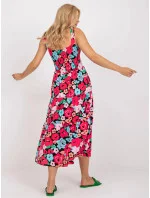 Dámské šaty RO SK 8007 1.03P černá a růžová - FPrice