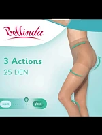 Dámské formující punčochové kalhoty 3 ACTIONS 25 den Černá - BELLINDA