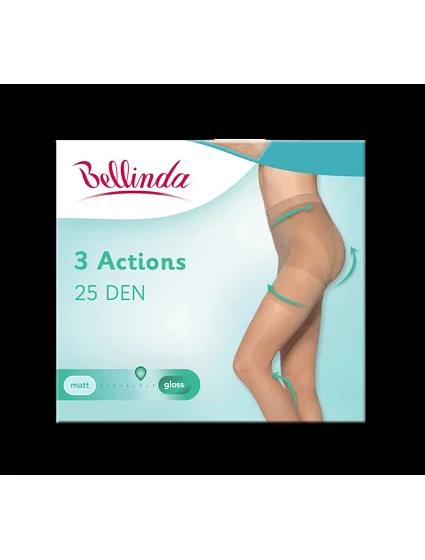 Dámské formující punčochové kalhoty 3 ACTIONS 25 den Černá - BELLINDA Dámské formující punčochové kalhoty 3 ACTIONS 25 den Černá - BELLINDA