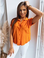 Dámská košile VIOLETTA oranžová FashionStreet DY0289