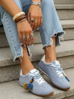 FashionStreet dámské modré boty ZY1412