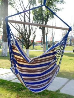 BRAZILSKÁ ZÁVĚSNÁ SEDAČKA HAMAK 100x100 cm 1019048