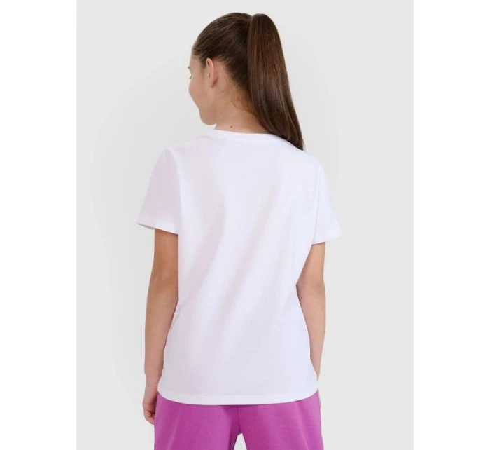 Dívčí hladké tričko model 21816622 - 4F Dívčí hladké tričko model 21816622 - 4F