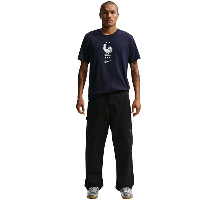 Pánské fotbalové tričko Nike FFF Soccer T-shirt navy blue IH2181 498 pánské Pánské fotbalové tričko Nike FFF Soccer T-shirt navy blue IH2181 498 pánské