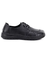 Pohodlné černé dámské kožené polobotky Vinceza model 22343181 Pohodlné černé dámské kožené polobotky Vinceza model 22343181