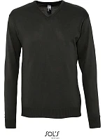 SOL'S Galaxy Men Pánský svetr s výstřihem do V 25.9500 black